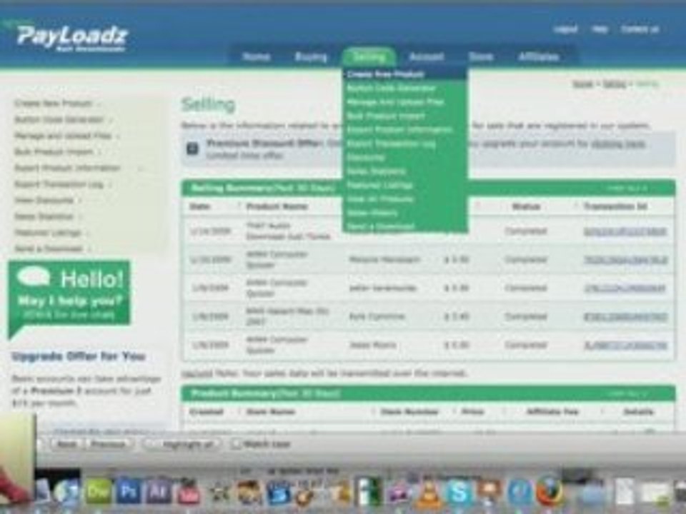 Selling Digital Goods with Payloadz