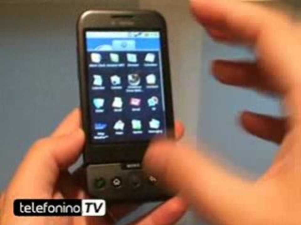 HTC G1 Android videoreview da telefonino.net