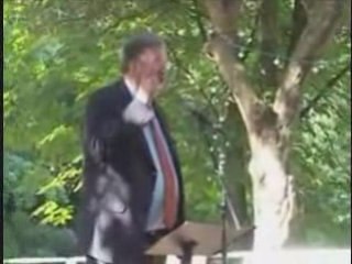 Georges Frêche devant un auditoir sioniste