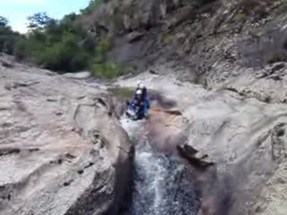 Canyoning Toboggan à 3