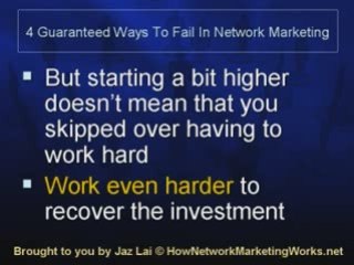 4 Guaranteed Ways To Fail In Network Marketing