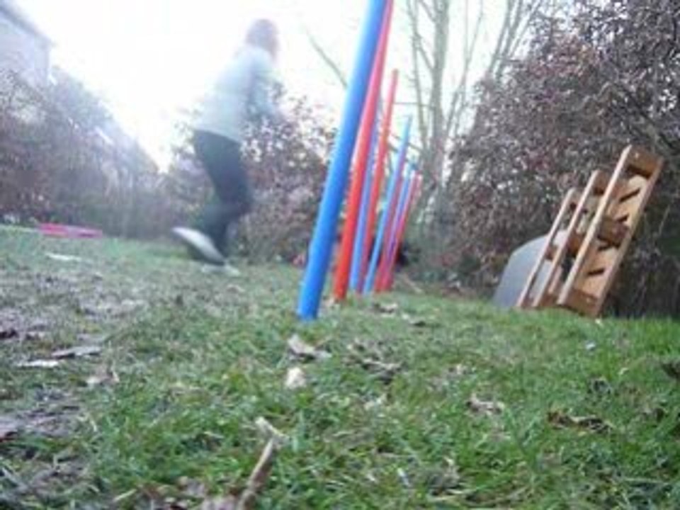 entraînement du slalom 1