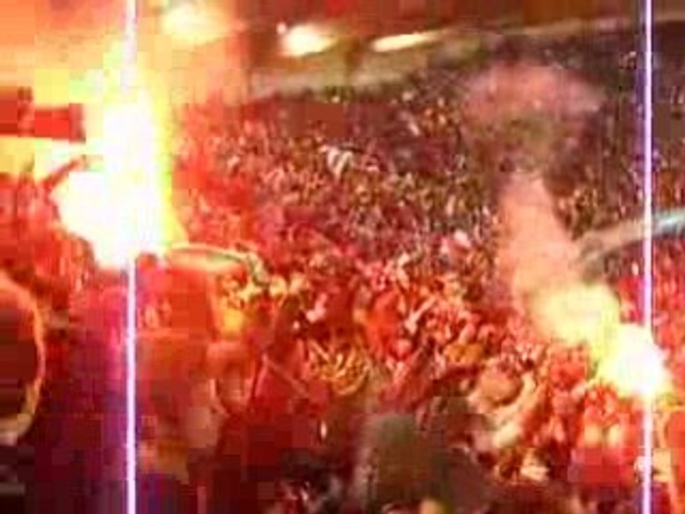 psg lens 14/01/09 Ambiance auteuil apres 1er but