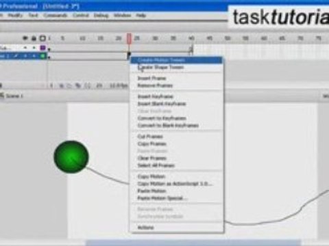 Animation using a motion guide in FLASH - Tutorial