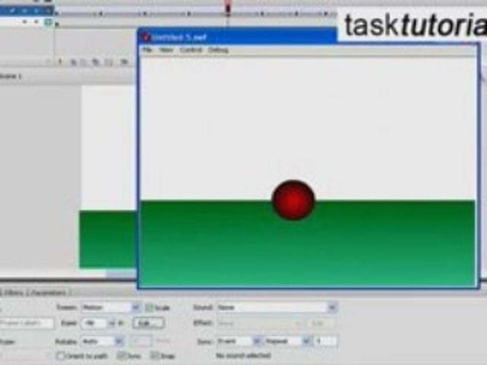 Bouncing ball animation in FLASH - Tutorial