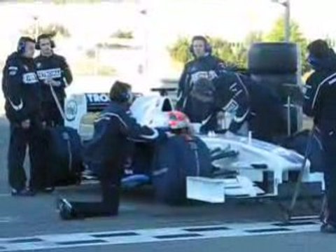 BMW Sauber F1.09 - first run