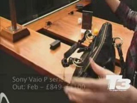 T3 gadget TV Sony Vaio and Palm Smartphone