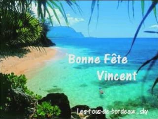 Bonne fête Vincent !!!