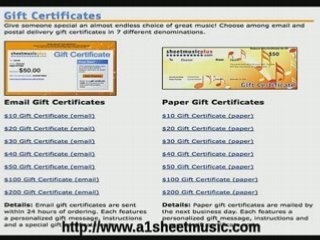 Accordion sheet music