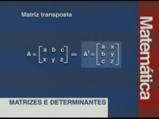 Vestibulando Digital: Aula 18 de Matemática I - Matrizes e Determinantes 📚