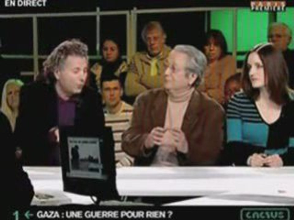 Gaza : Jacques verger face à 2 sionistes affabulateurs