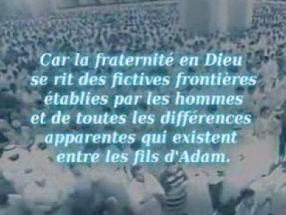 les musulmans sont tel un edifice