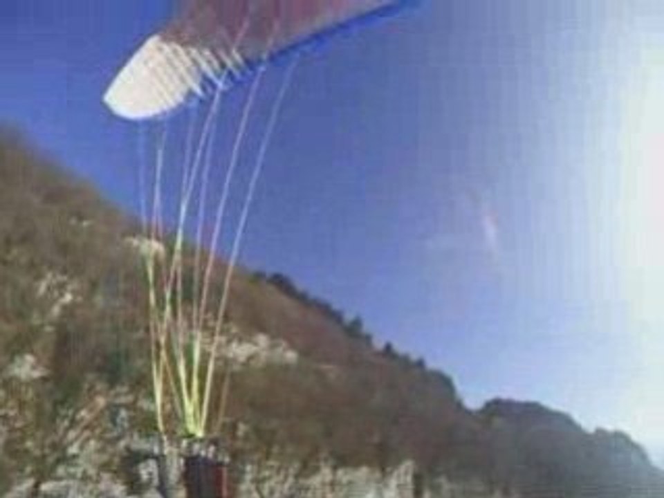 Galère en parapente