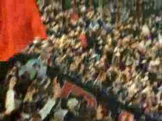 psg lens 14/01/09 Echange auteuil tribune G