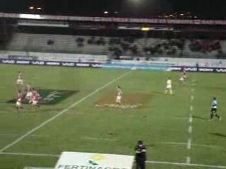 Pénalité de Maxime Petitjean pour l'USDAX contre ROVIGO