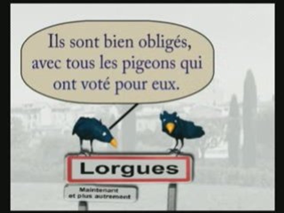 Lorgues Parole de corbeaux les pigeons
