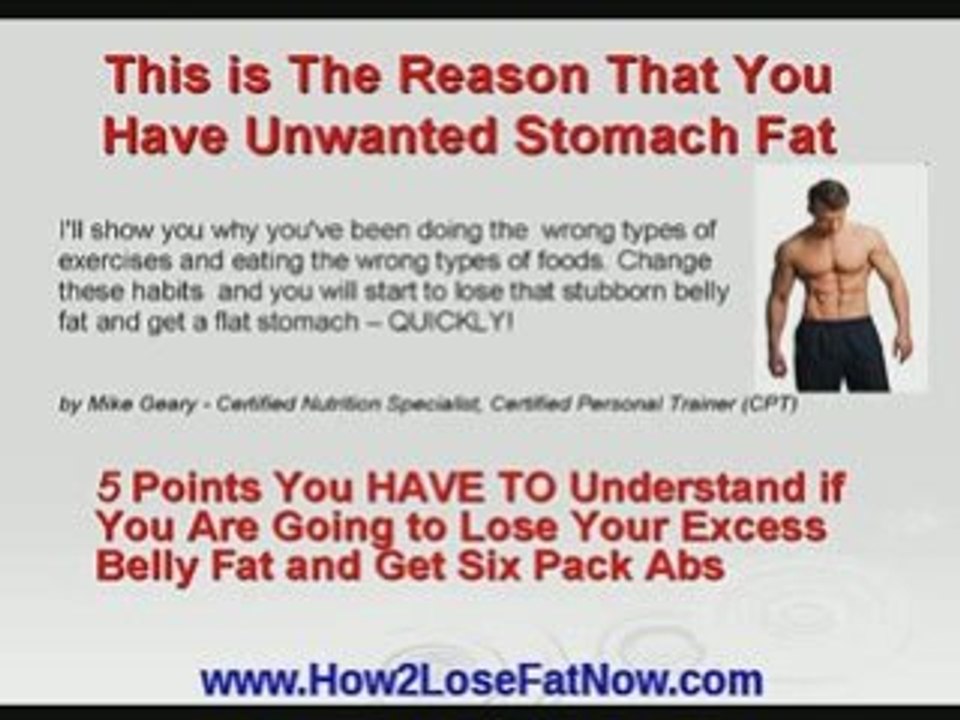 How to Lose Weight & Lose Stomach Fat Quickly	Ebook