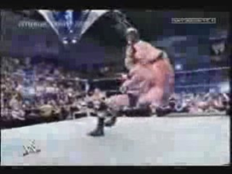 WGW - Brock Lesnar drops A-Train on his head.