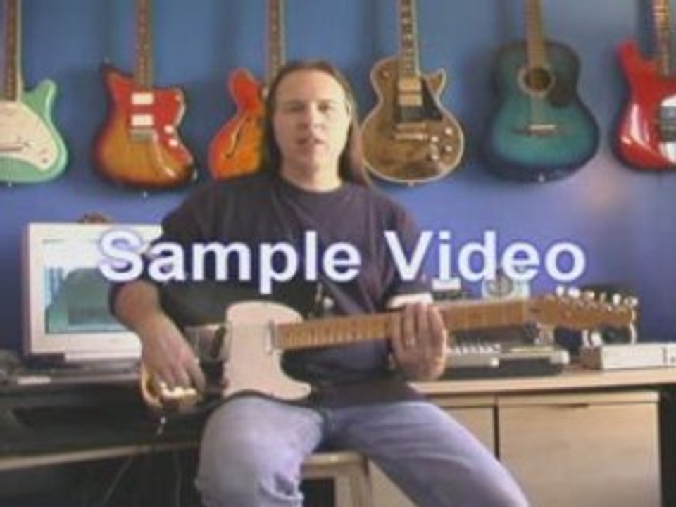 Instructional guitar video pentatonic scales