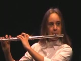 Noellie au Concours de flûte Le Parnasse "Buffet Crampon"