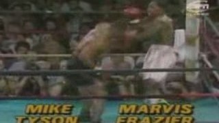 tyson vs  Marvis Frazier le 26 juillet 1986
