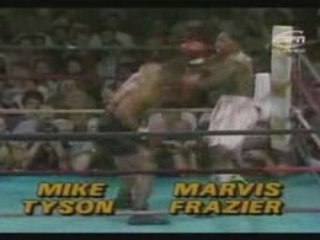 tyson vs  Marvis Frazier le 26 juillet 1986