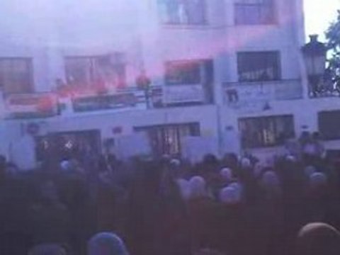 Manifestation pour Gaza Paléstine a Annaba Algérie