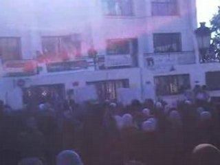 Manifestation pour Gaza Paléstine a Annaba Algérie