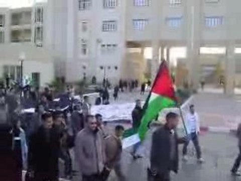Manifestation Msila Algérie pour le peuple de Palestine Gaza