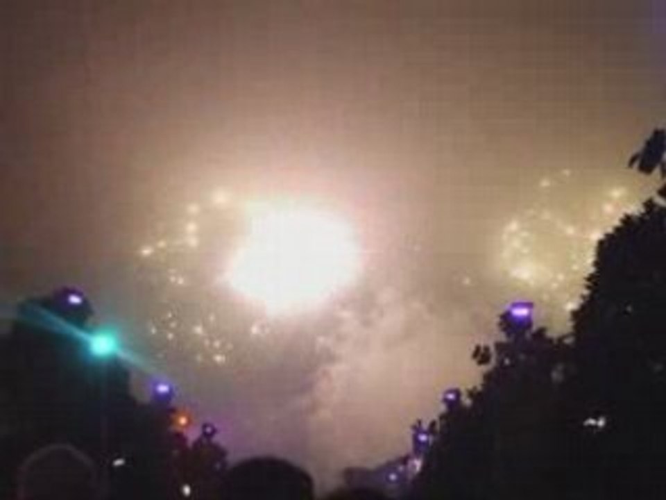 Feu d'artifice Nouvel An Walt Disney Studios