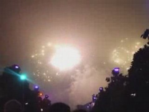 Feu d'artifice Nouvel An Walt Disney Studios