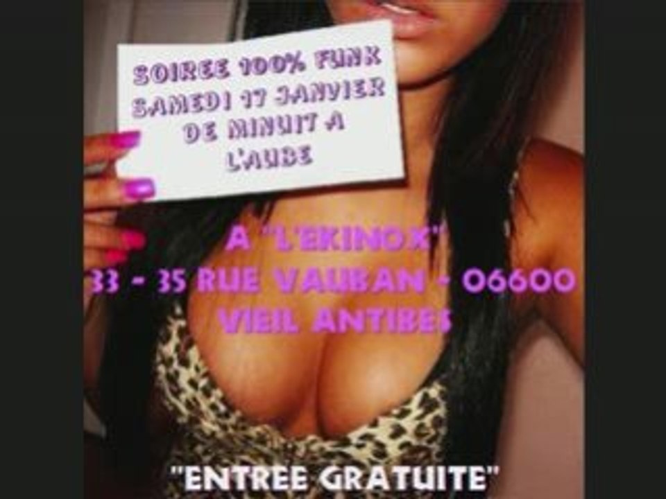SOIREE PRIVEE 100 % FUNK A ANTIBES