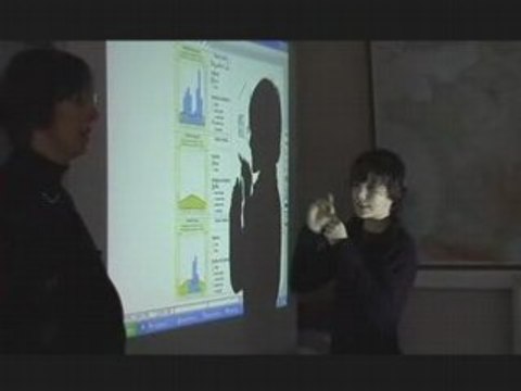 Gwenaële expérimente le tableau interactif en Histoire Géo