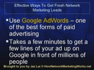 29-Effective Ways To Get Fresh Network Marketing Leads