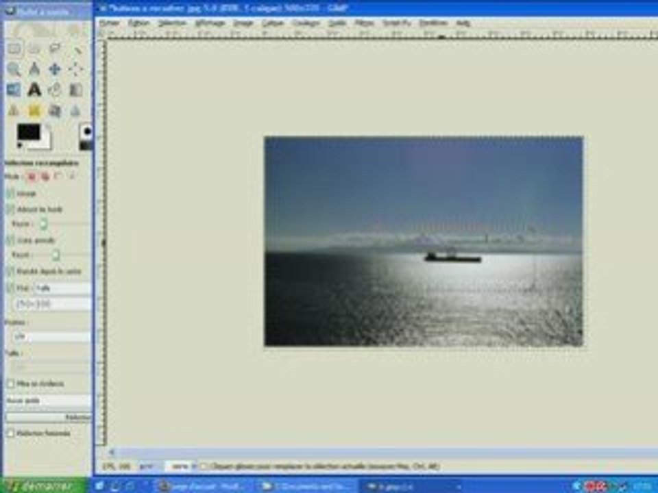 Gimp_Recadrer_une_image