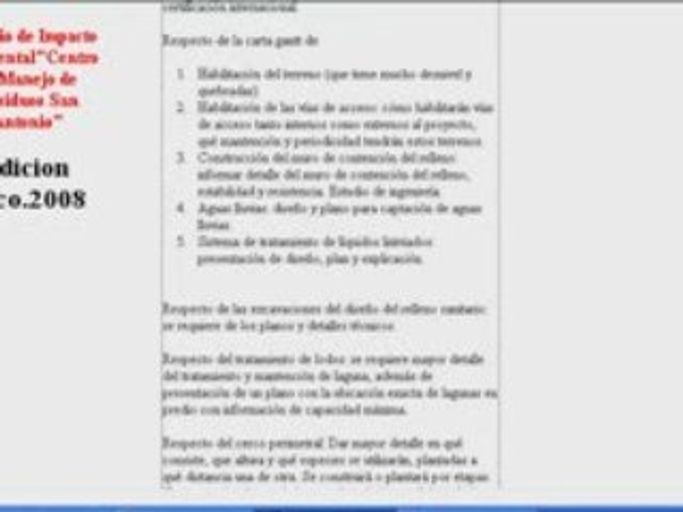 Cartagena de Chile:PROYECTO VERTEDERO  (parte 4) TERMINO DE