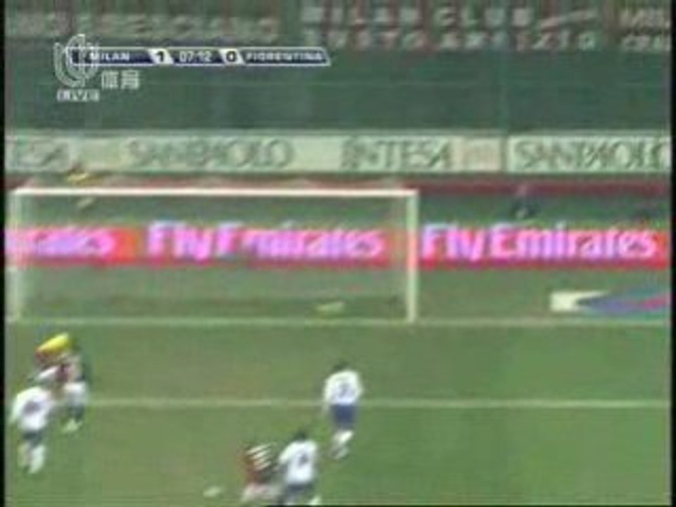 MILAN AC - FIORENTINA 1-0 BUT DE PATO