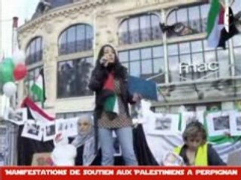 Manifestations de soutien aux Palestiniens a perpignan