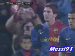MESSI 1-0 FC BARCELONE - DEPORTIVO LA COROGNE