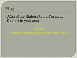 How To Find A Great Edmonton Liposuction Doctor