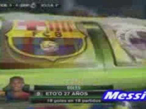 5-0 Etoo (Penalty) - FC Barcelone vs Deportivo La Corogne