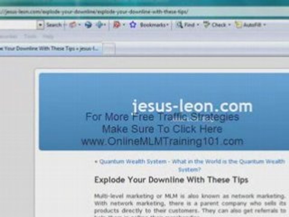 Blog MLM, Blog mlm, Blog mlm Tips and Secets