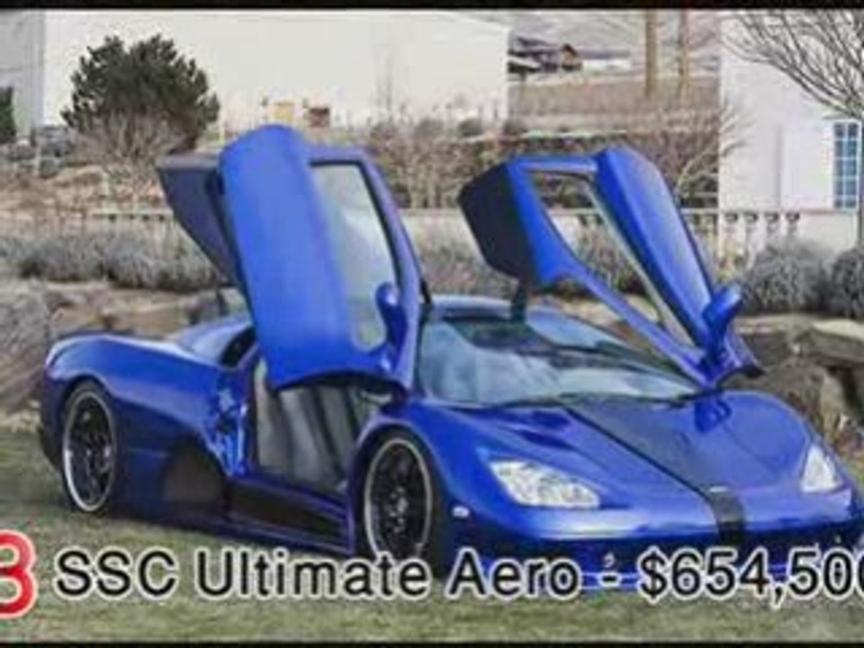 Top 10 Most expensive cars + Prices