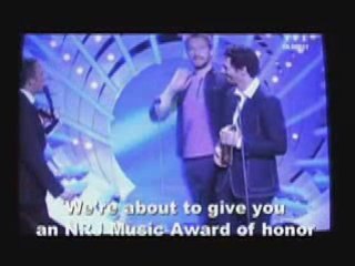 Chris Martin - NRJ Music Awards (Subtitled)