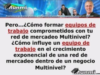 Equipos de trabajo en el Multinivel