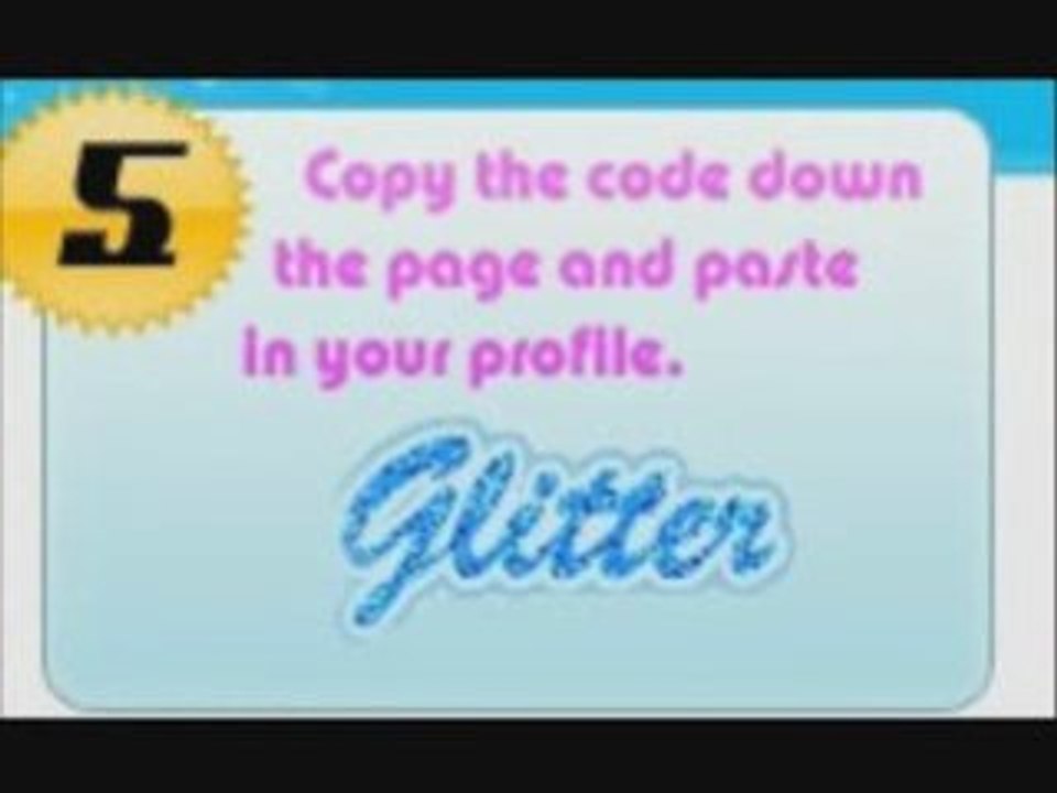 Flash Glitters Online free glitter generator myspace etc