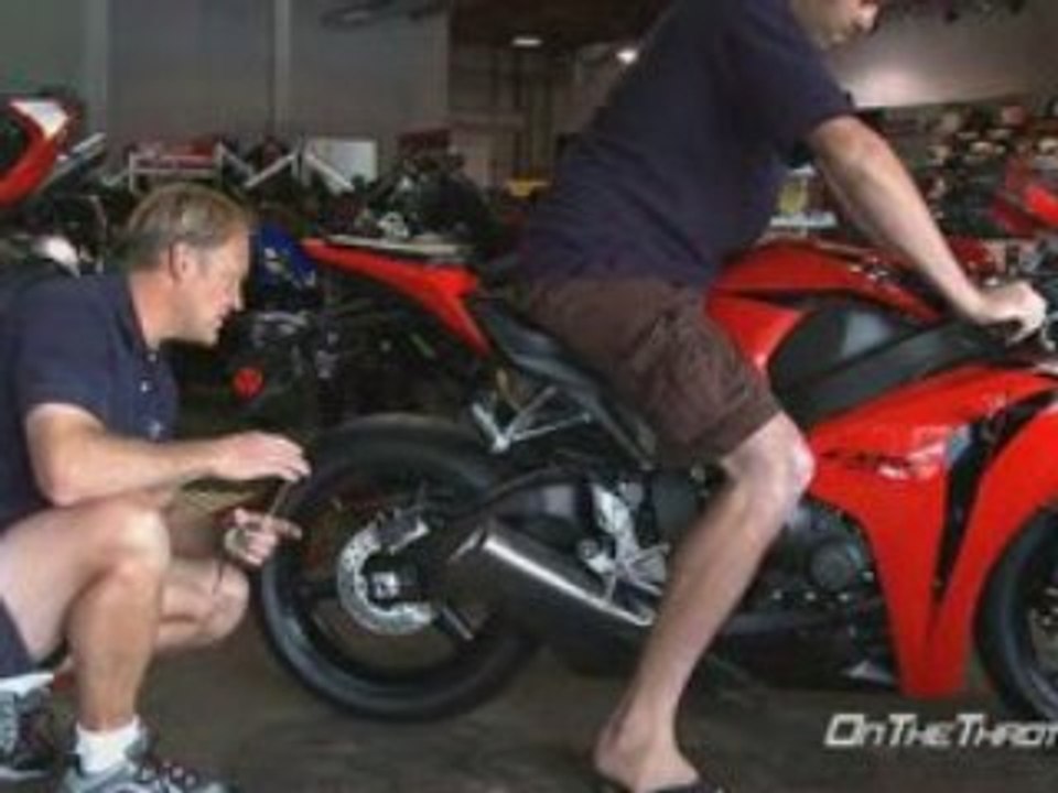 Honda 2008 CBR1000RR Stock Suspension Evaluation