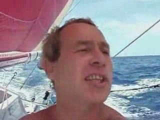 Roland Jourdain navigue sur un air de samba sur Véolia