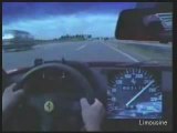 320 kmh with Ferrari F40 (onboard camera)