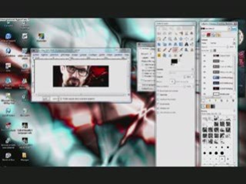 Tuto GIMP - Signature Monocolorisée